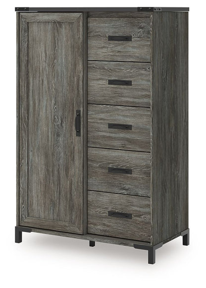 Frandern - Gray - Dressing Chest - Hornell Furniture Outlet