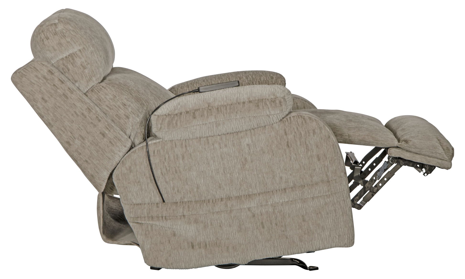 Refresher - Power Headrest Power Rocker Recliner With CR3 Heat / Massage / Lumbar - Hornell Furniture Outlet