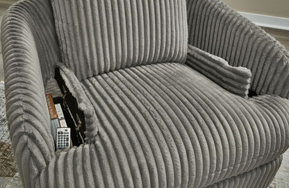 Tie - breaker - Swivel Glider Recliner - Hornell Furniture Outlet