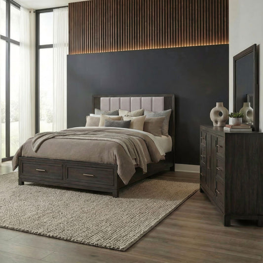 Modern Edge - Storage Bedroom Set - Hornell Furniture Outlet