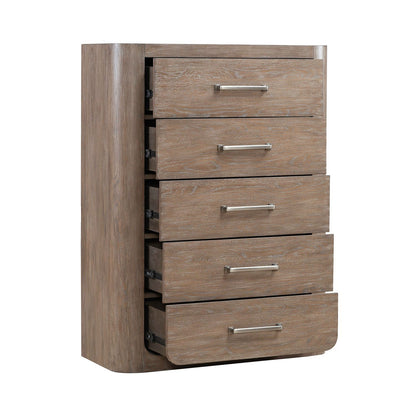 South Bend - 5 Drawer Chest - Brown - Hornell Furniture Outlet
