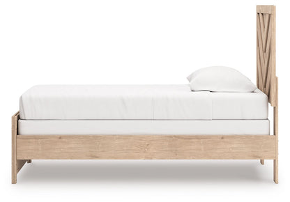Sanginlane - Panel Bedroom Set - Hornell Furniture Outlet
