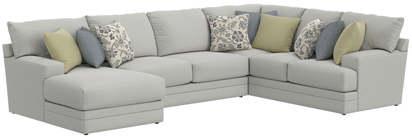 Stockbridge - Sectional With Comfort Coil Seating And 9 Accent Pillows Included - Hornell Furniture Outlet