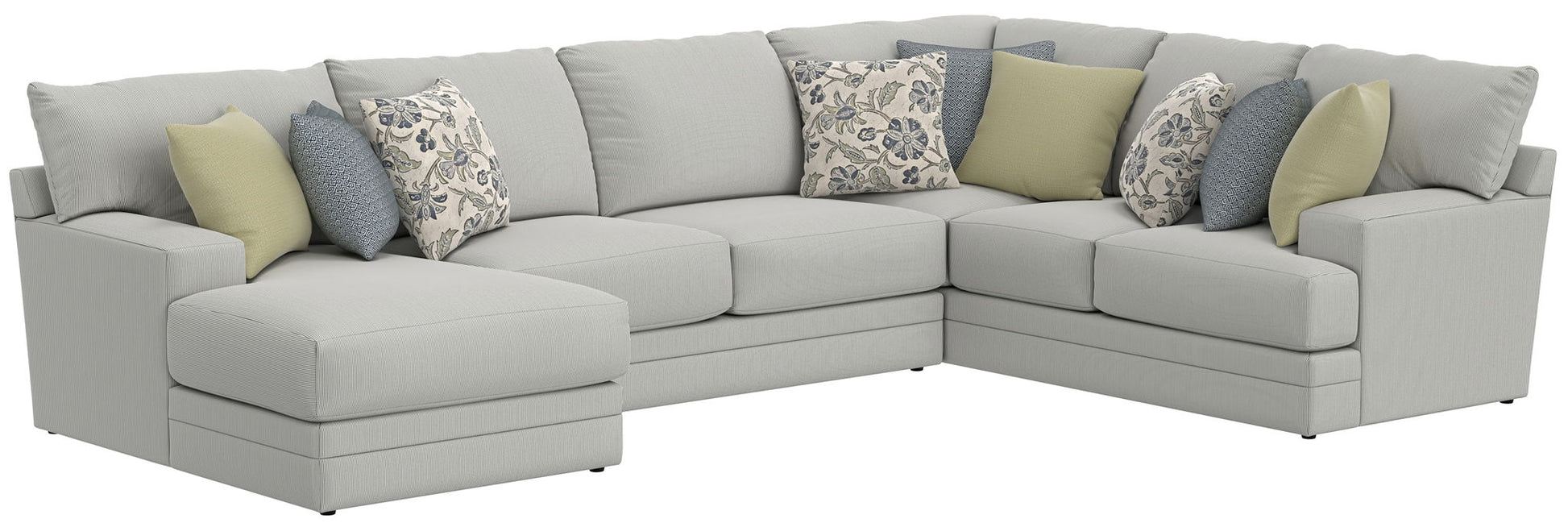 Stockbridge - Sectional With Comfort Coil Seating And 9 Accent Pillows Included - Hornell Furniture Outlet