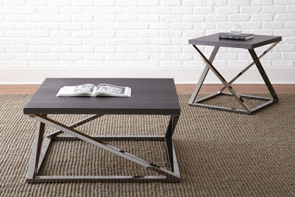 Aegean - 3 Piece Table Set - Gray - Hornell Furniture Outlet