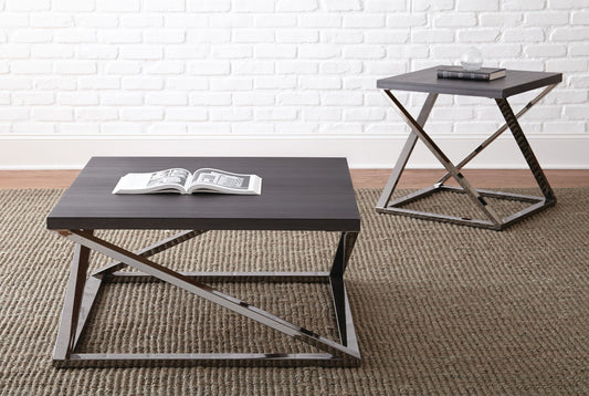 Aegean - 3 Piece Table Set - Gray - Hornell Furniture Outlet