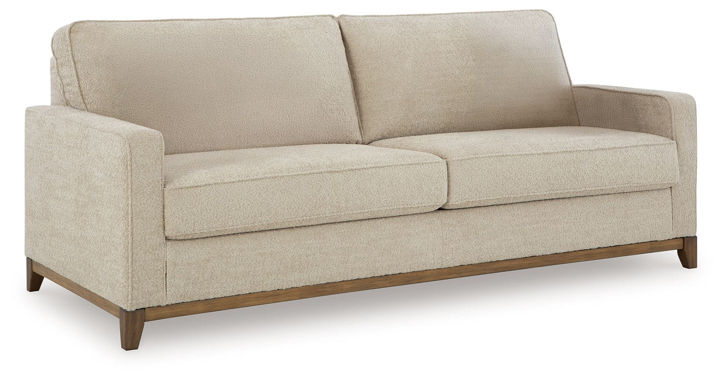 Arendale - Desert - Sofa With Dark Cushions - Hornell Furniture Outlet