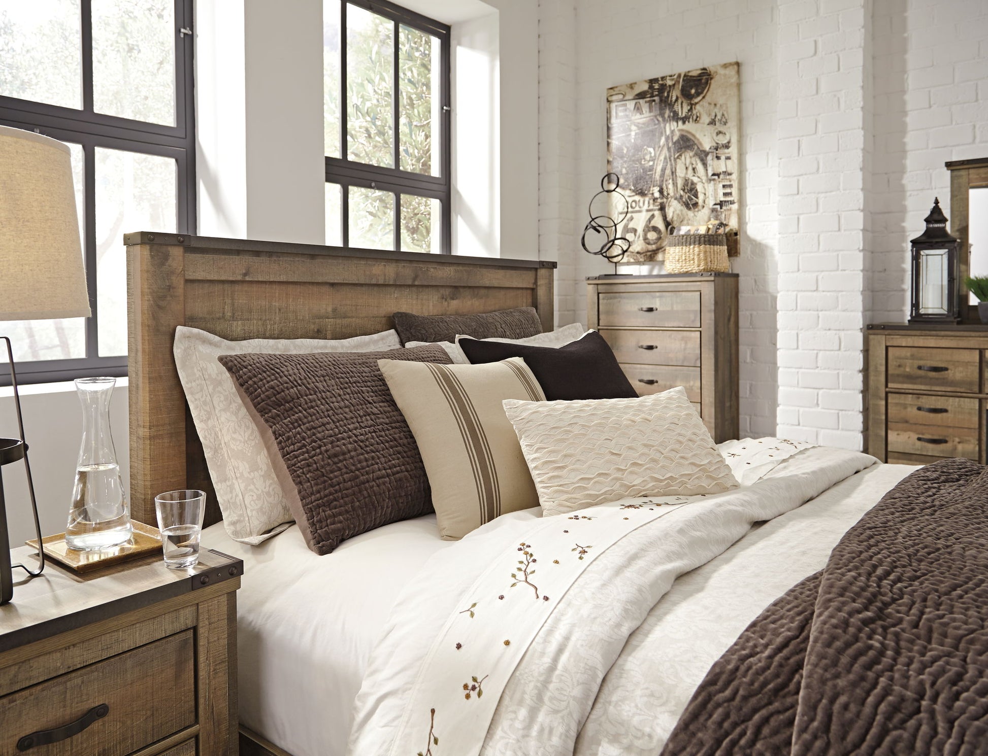 Trinell - Panel Headboard - Hornell Furniture Outlet