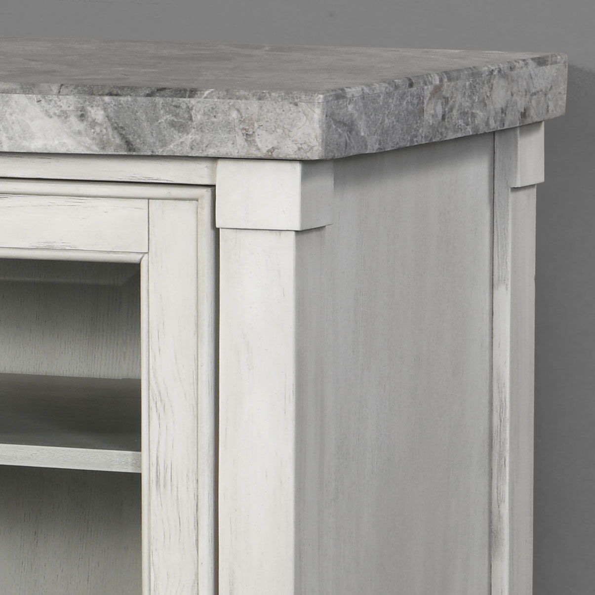 Canova - Marble Top Server - Gray - Hornell Furniture Outlet