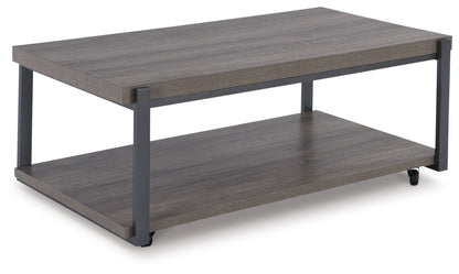 Wilmaden - Gray / Black - Occasional Table Set (Set of 3) - Hornell Furniture Outlet