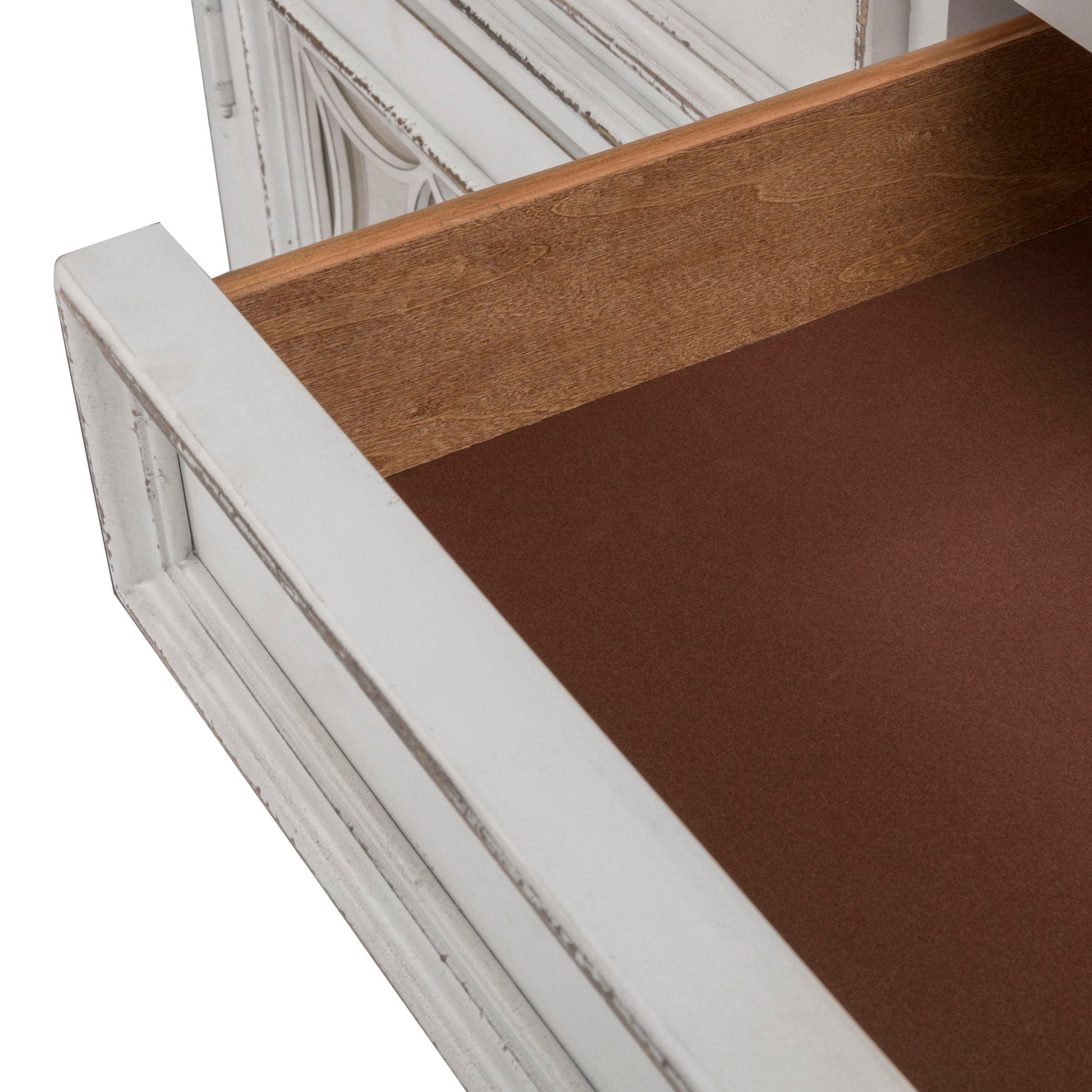 Magnolia Manor - Hutch & Buffet - White - Hornell Furniture Outlet