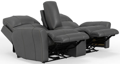 Fredda - Power Recliner Console Loveseat - Hornell Furniture Outlet