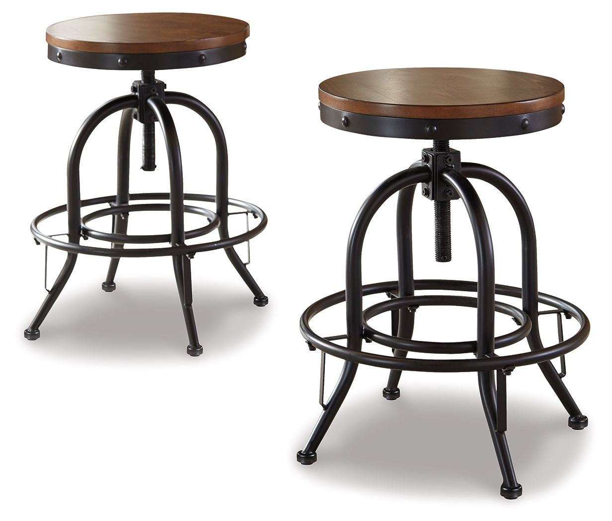 Valebeck - Swivel Barstool (Set of 2) - Hornell Furniture Outlet