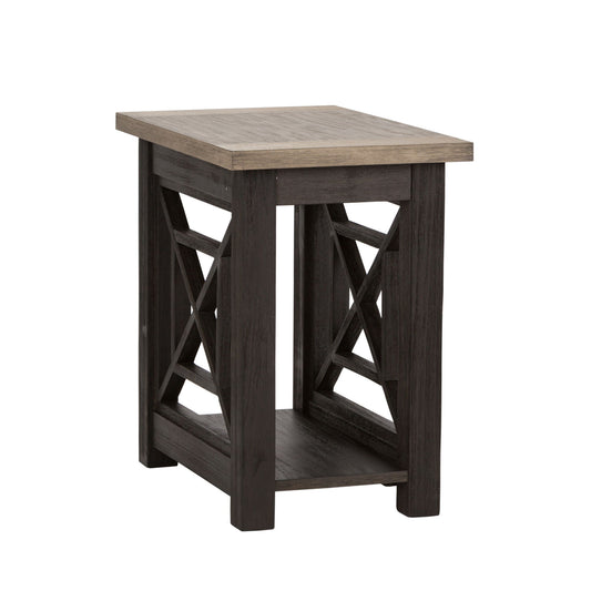 Heatherbrook - Chair Side Table - Black - Hornell Furniture Outlet