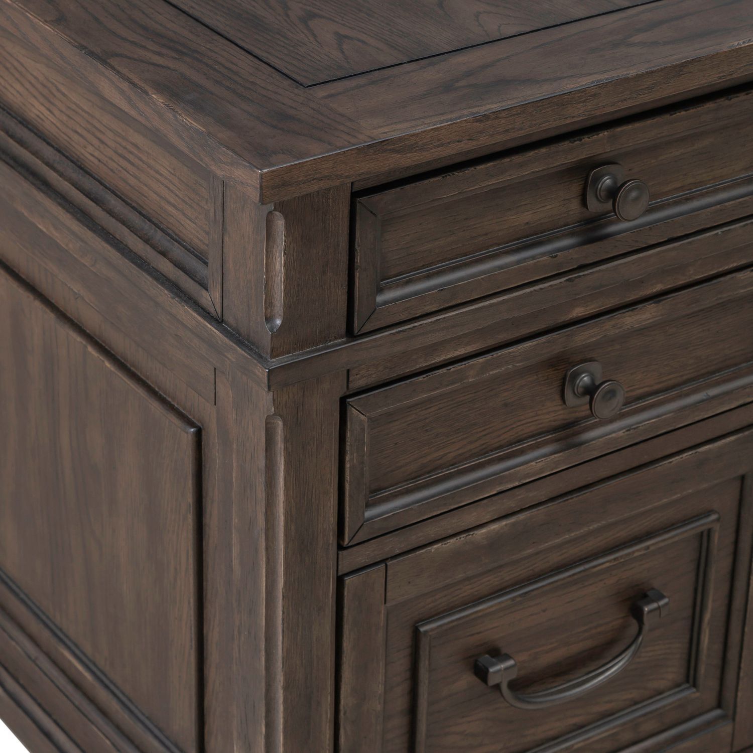 Paradise Valley - Executive Desk - Brown - Hornell Furniture Outlet