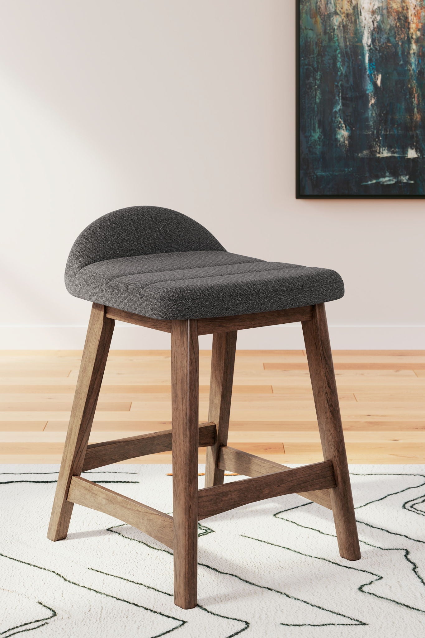 Lyncott - Upholstered Barstool (Set of 2) - Hornell Furniture Outlet