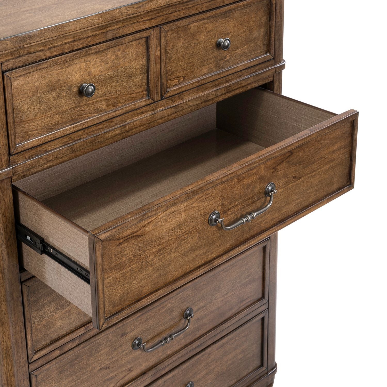 Harrison Heights - 5 Drawer Chest - Sienna - Hornell Furniture Outlet