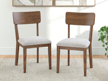 Tameride - Dining Upholstered Side Chair (Set of 2) - Brown - Hornell Furniture Outlet