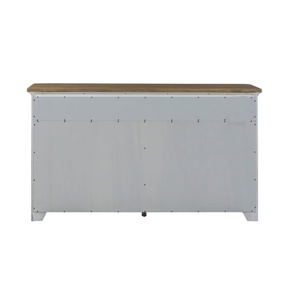 Farmhouse Reimagined - Server - White - Hornell Furniture Outlet