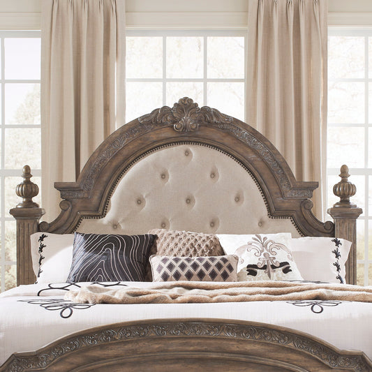 Carlisle Court - Upholstered Poster Headboard - Hornell Furniture Outlet