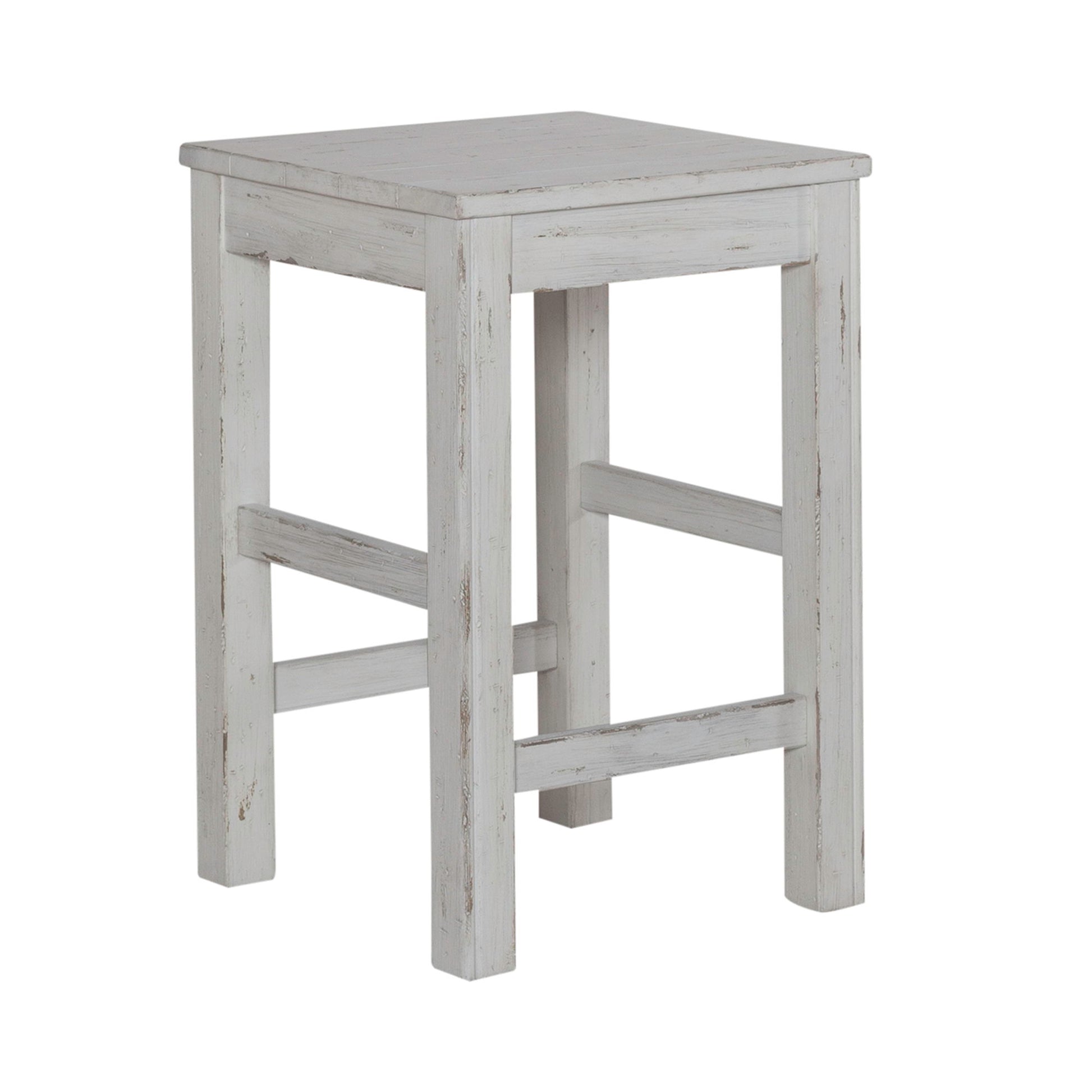 River Place - Console Stool - White - Hornell Furniture Outlet