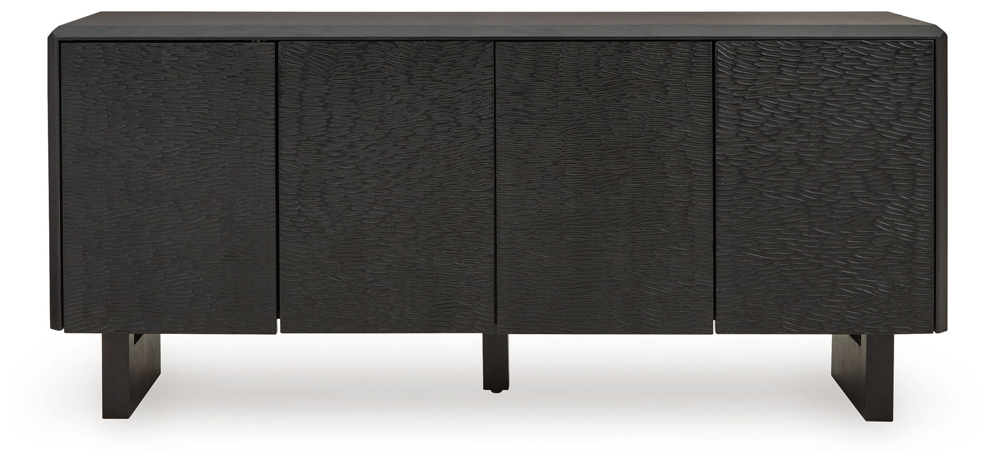Farrelmore - Black - Accent Cabinet - Hornell Furniture Outlet