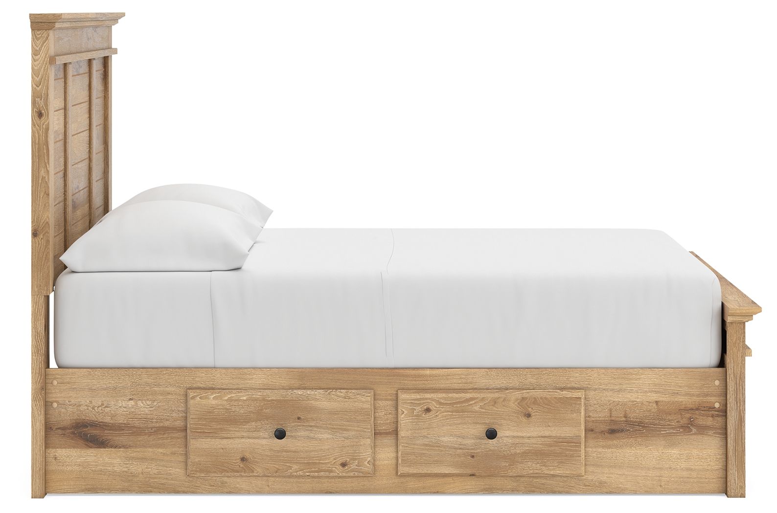Makidern - Panel Storage Bed With 2 Under Bed Storage Units - Hornell Furniture Outlet