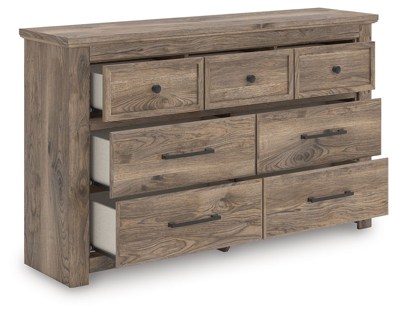 Rusticott - Seven Drawer Dresser - Hornell Furniture Outlet