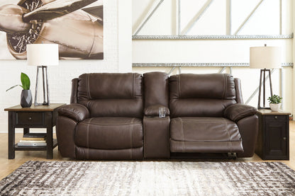 Dunleith - Power Reclining Sectional - Hornell Furniture Outlet