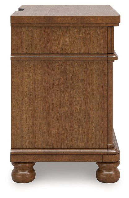 Rowlenstown - Three Drawer Night Stand - Hornell Furniture Outlet