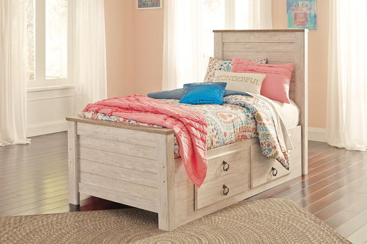 Willowton - Panel Bed - Hornell Furniture Outlet