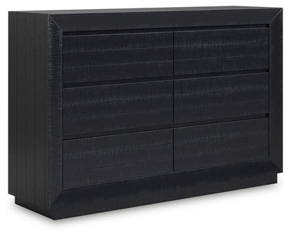 Londer - Black - Dresser - Hornell Furniture Outlet