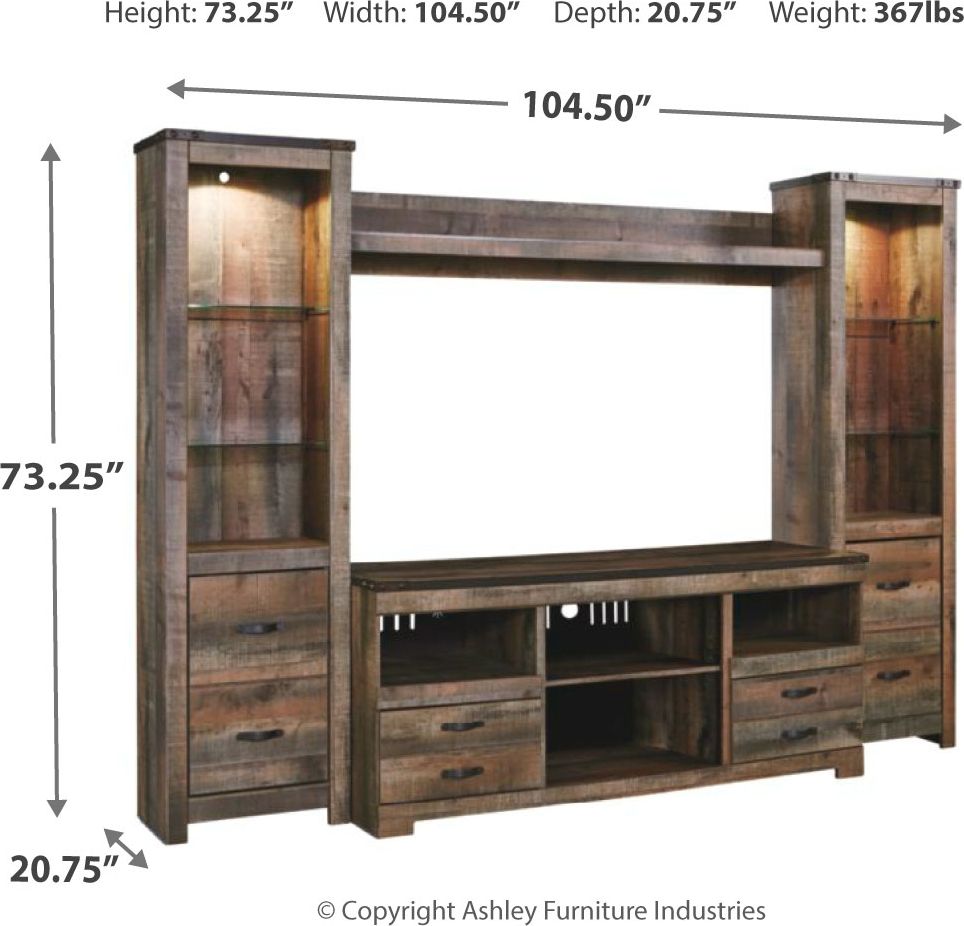 Trinell - Entertainment Center - Hornell Furniture Outlet