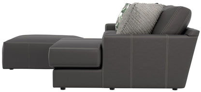 Minori - Italian Leather Sofa / Chaise And Cocktail Ottoman - Hornell Furniture Outlet