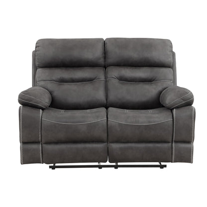 Rudger - Manual Motion Loveseat - Hornell Furniture Outlet
