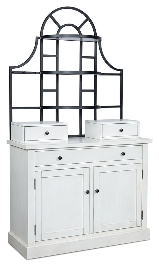 Greddinton - White - Baker's Rack - Hornell Furniture Outlet