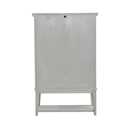 River Place - Bar Cabinet - White - Hornell Furniture Outlet