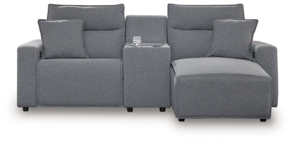 ModMax II - Salt And Pepper - Reclining Sectional - Hornell Furniture Outlet