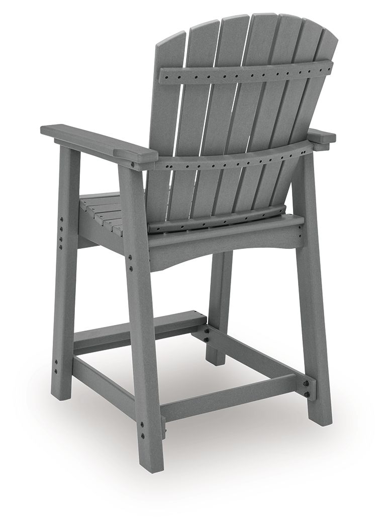 Sanctuary Beach - Barstool (Set of 2) - Dark Gray - Hornell Furniture Outlet
