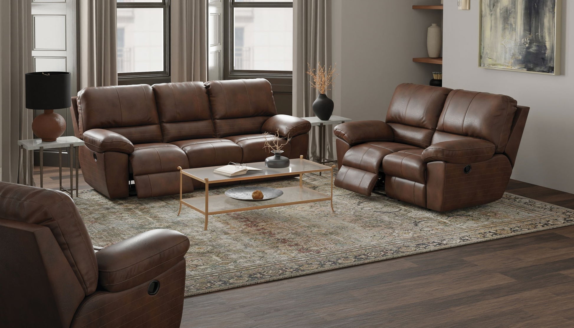 Stetson - Lay Flat Reclining Sofa - Hornell Furniture Outlet