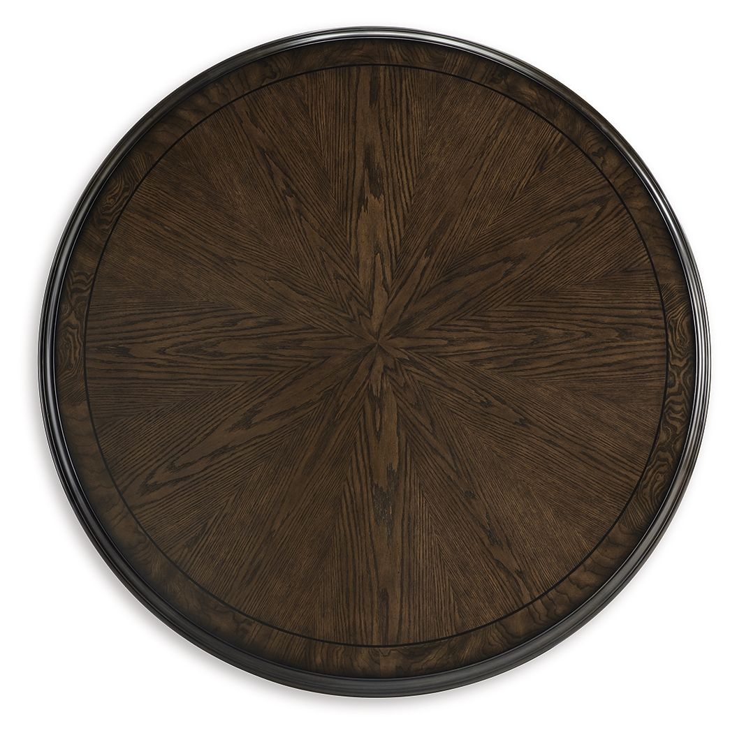 Maylee - Dark Brown - Dining Table - Hornell Furniture Outlet