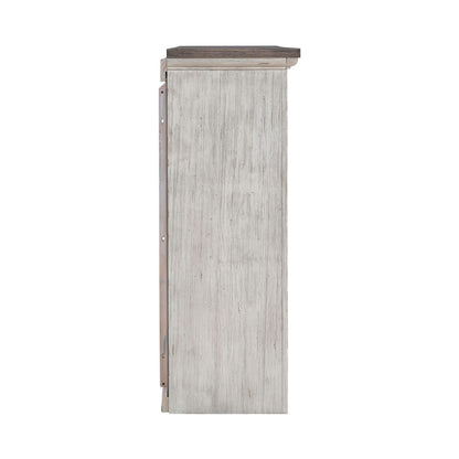 River Place - Entertainment Hutch - White - Hornell Furniture Outlet