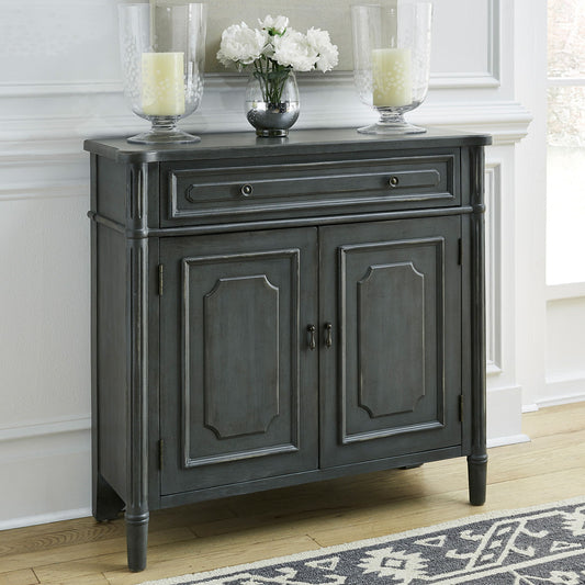 Madison Park - 1 Drawer 2 Door Accent Cabinet - Dark Gray - Hornell Furniture Outlet