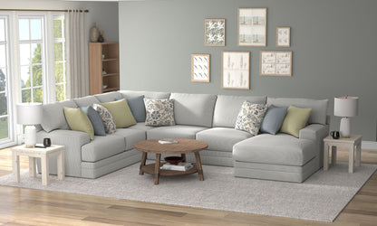 Stockbridge - Sectional With Comfort Coil Seating And 9 Accent Pillows Included - Hornell Furniture Outlet