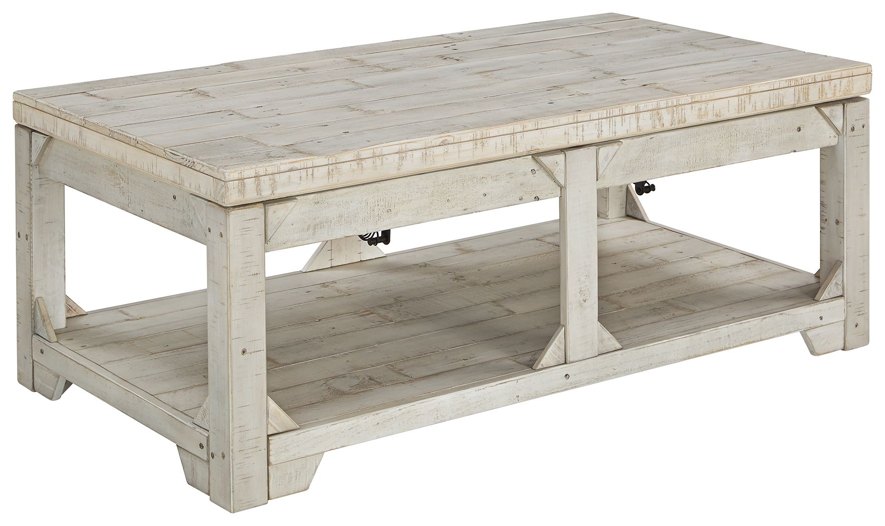 Fregine - Whitewash - Lift Top Cocktail Table - Hornell Furniture Outlet