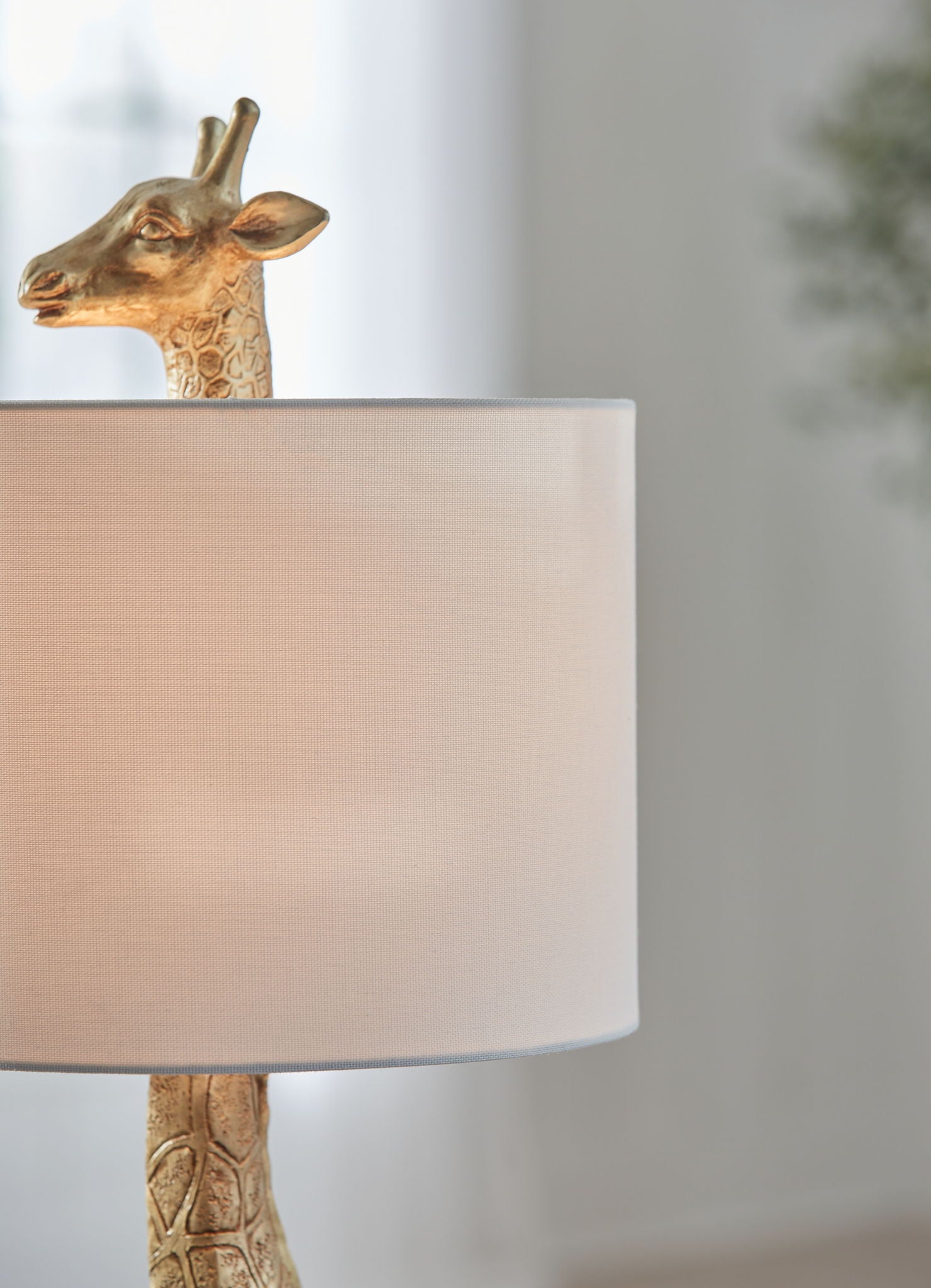Ferrison - Gold Finish - Poly Table Lamp - Hornell Furniture Outlet