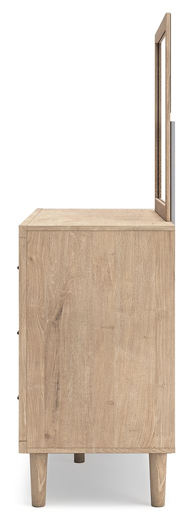 Cielden - Two - Tone - Dresser And Mirror - Hornell Furniture Outlet