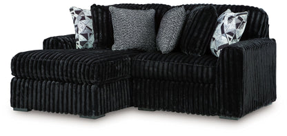 Midnight - Madness - Sectional - Hornell Furniture Outlet