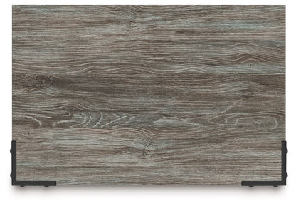 Frandern - Gray - Two Drawer Night Stand - Hornell Furniture Outlet
