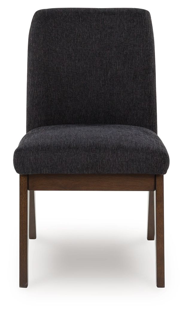 Dilenno - Dark Brown - Dining Upholstered Side Chair (Set of 2) - Hornell Furniture Outlet